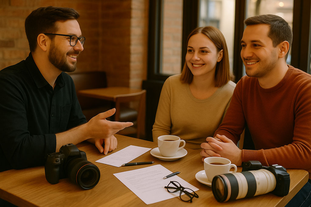 Fotograf botez Bucuresti, discutie intre fotograf si parinti